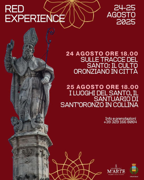 RED EXPERIENCE - Sulle orme di Sant’Oronzo