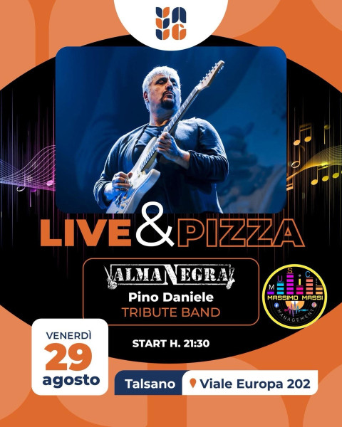 ALMANEGRA Pino Daniele Tribute Band al ANIMA DI GRANO - Emozioni su pizza