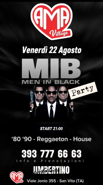 Men in Black Party