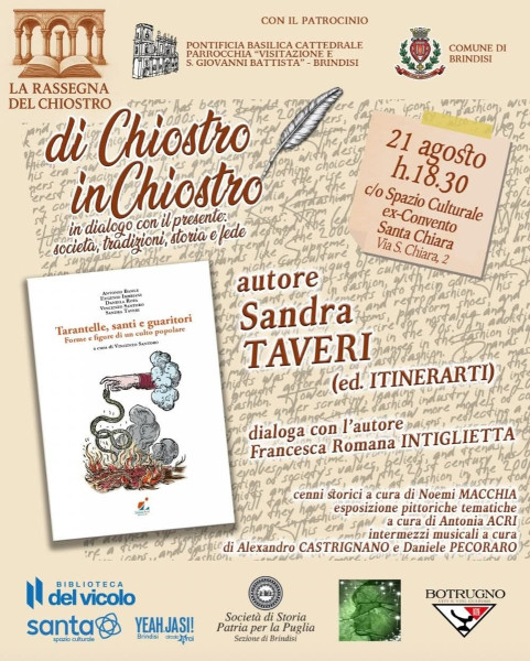 La Rassegna del Chiostro. 21 agosto, Sandra Taveri.