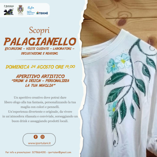 Aperitivo artistico: Drink & Design  personalizza la tua maglia