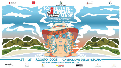 "Festa del Cinema di Mare" di Giovanni Veronesi: dal 23 al 27 agosto a Castiglione della Pescaia, grandi ospiti come Ambra Angiolini, Geppi Cucciari, Beppe Fiorello, Giuliano Sangiorgi e molti altri