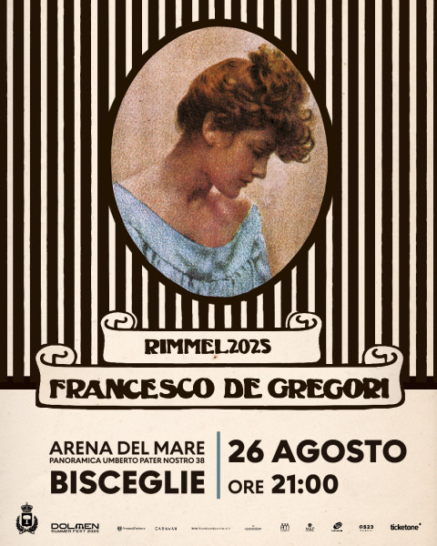 Francesco De Gregori a Bisceglie per il Dolmen Summer Fest