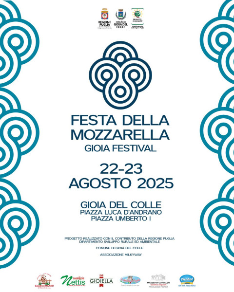 Gioia del Colle Celebra la Mozzarella Dop con Gioia Festival 2025