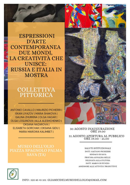 Espressioni d’Arte Contemporanea-Due Mondi, la Creatività che Unisce: Russia e Italia in Mostra