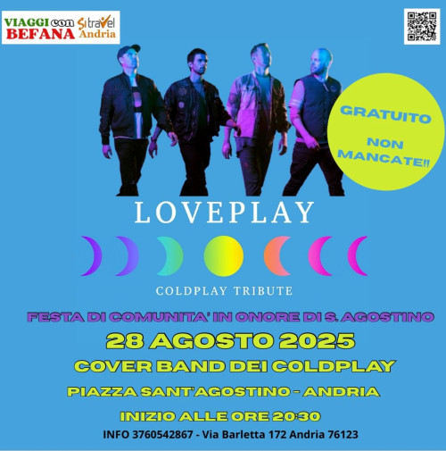 Loveplay Coldplay Tribute - Piazza Sant'Agostino