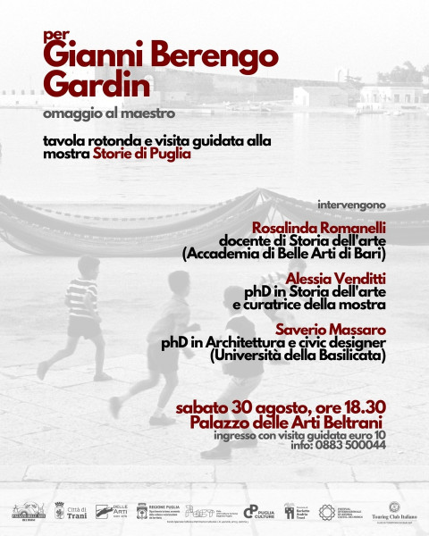 Per Gianni Berengo Gardin - Tavola rotonda e visita guidata