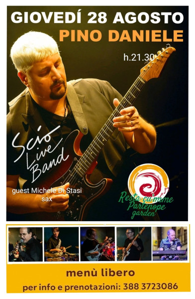 Sciò Live Band Pino Daniele Forever in concerto
