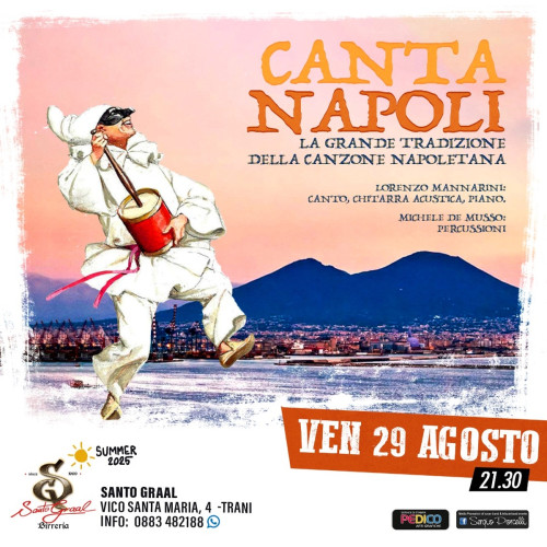 Lorenzo Mannarini in Cantanapoli live a Trani