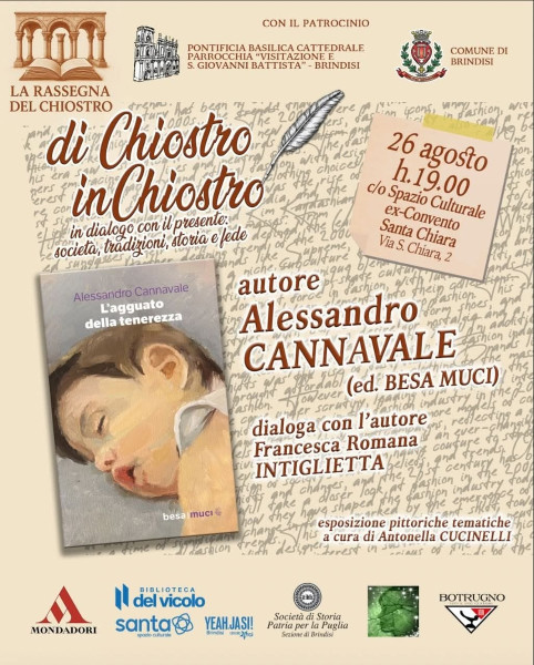 La Rassegna del Chiostro. 26 agosto, il poeta Alessandro Cannavale