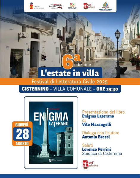 MISTERI ED ENIGMI per L'estate in Villa a Cisternino