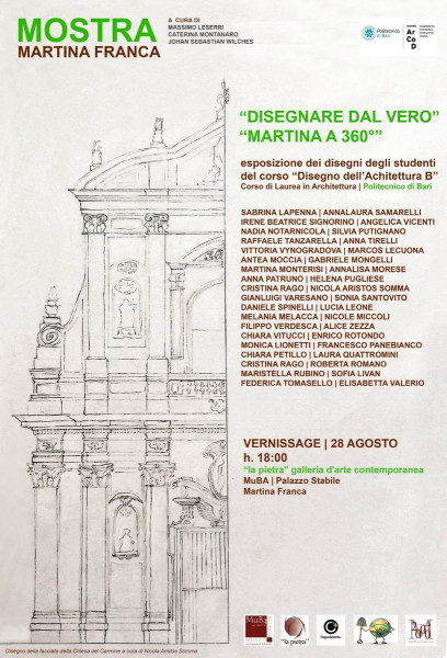 Mostra collettiva: Disegnare dal vero Martina a 360°