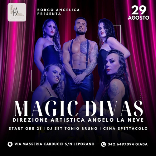 Magic Divas cena spettacolo