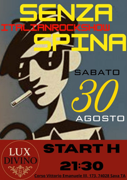 Senzaspina italian rock show