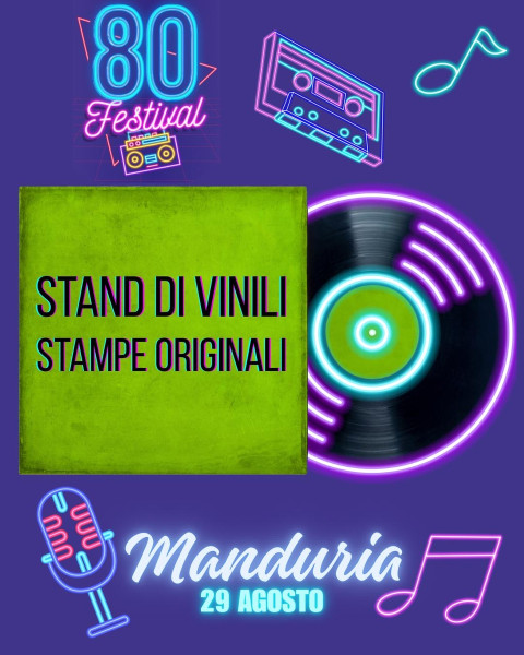 Stand Vinili, cd e Poster - 80 Festival