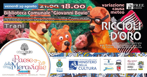 RICCIOLI D'ORO - variazione causa meteo