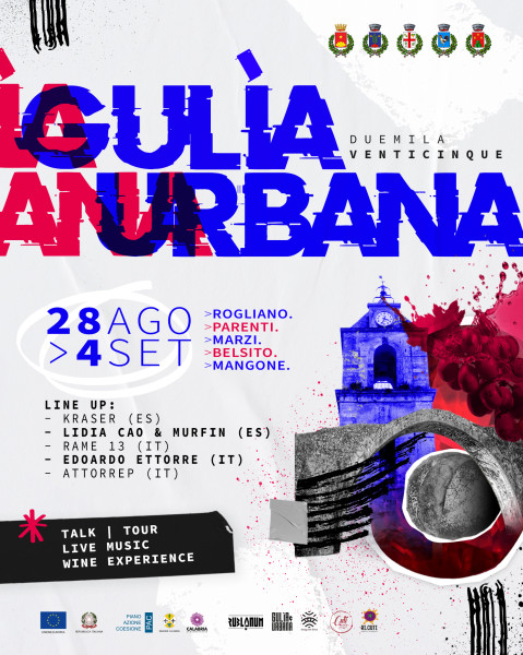 GULÌA URBANA 2025: il ritorno a Casa | Dal 28.08 al 04.09 il collettivo di arte urbana torna protagonista nel Savuto, trasformandolo in un laboratorio di creatività e partecipazione