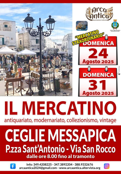 Mercatino dell’antiquariato e artigianato