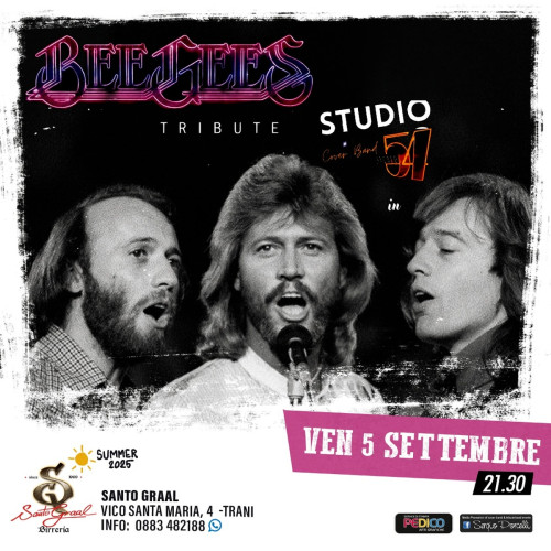 Bee Gees tribute night live a Trani