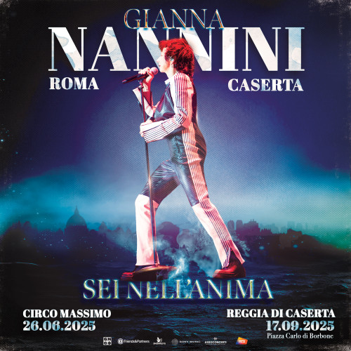 Gianna Nannini in concerto alla Reggia di Caserta