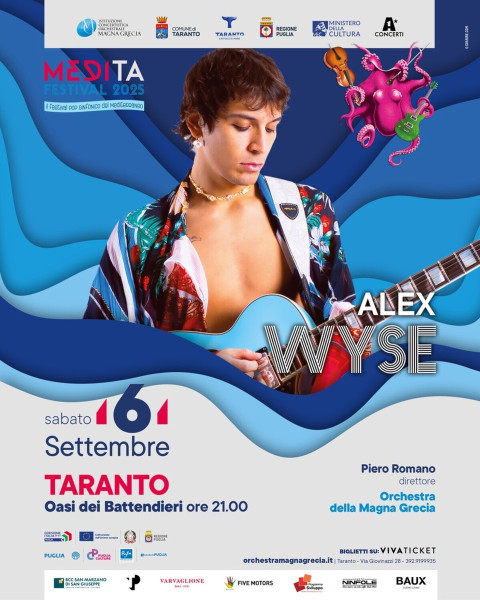 ALEX WYSE & L’Orchestra della Magna Grecia  MEDITA FESTIVAL 2025