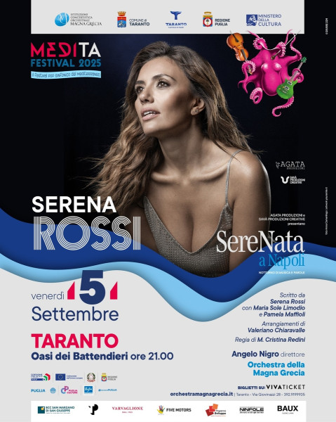 SERENA ROSSI & L’Orchestra della Magna Grecia in SereNata a Napoli MEDITA FESTIVAL 2025
