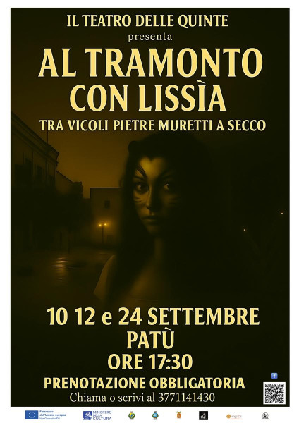 Al Tramonto con Lissìa - Visite Guidate Teatralizzate a Patù