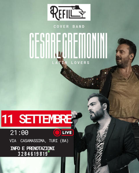 Latin Lovers - Tributo a Cesare Cremonini