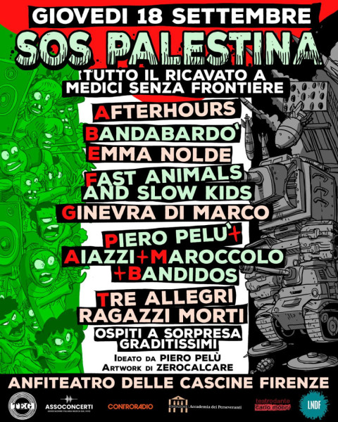 S.O.S. Palestina! - è Sold Out il Concerto per Raccogliere Fondi