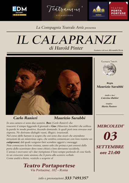 IL CALAPRANZI di H. Pinter