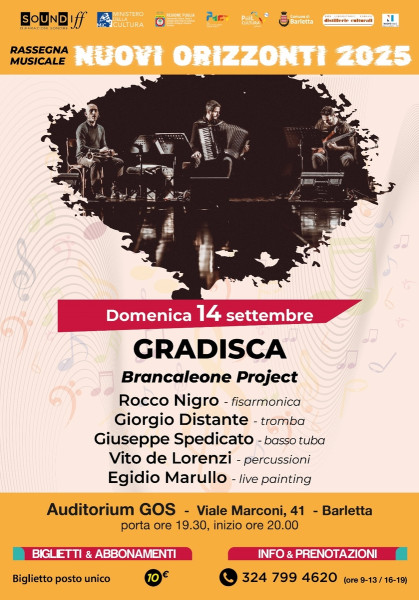 "Gradisca": Fellini, Rota e sogni in musica con i Brancaleone Project