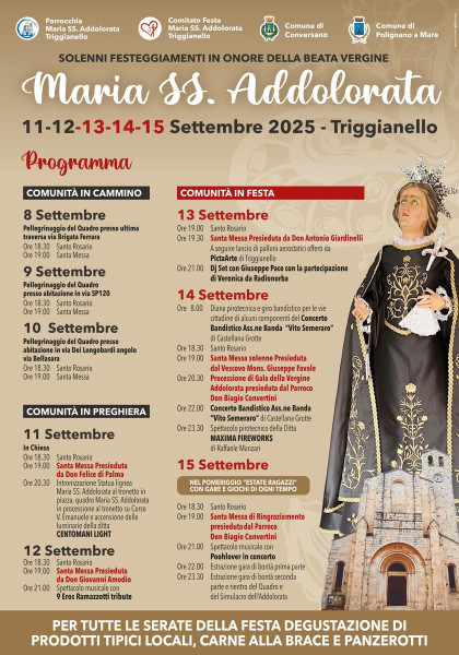 Festeggiamenti in onore di Maria SS. Addolorata