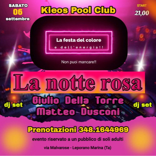La notte Rosa
