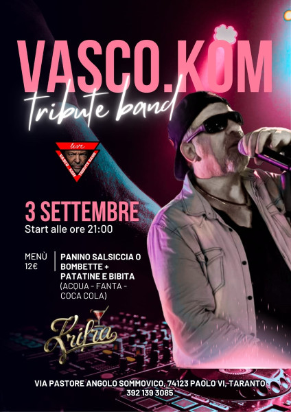 Vasco.Kom live al Krifra