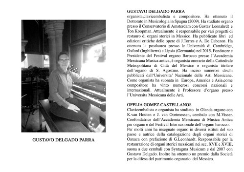 Recital Organo a 4 mani. Gustavo Delgado Parra/ Ofelia Gomez Castellanos