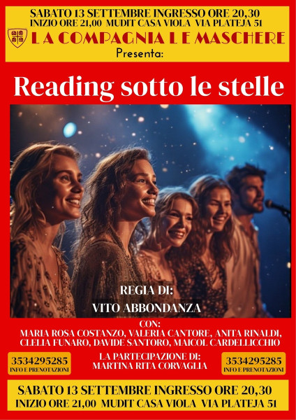 Reading sotto le stelle