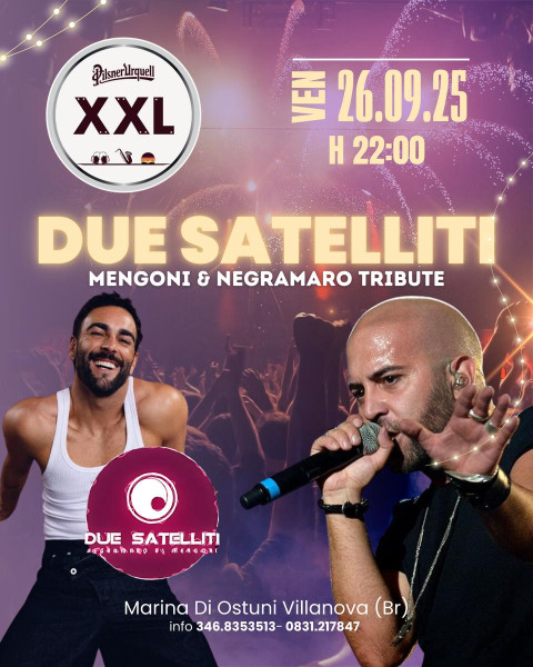 DUE SATELLITI MENGONI E NEGRAMARO TRIBUTE