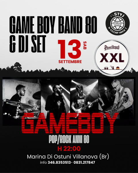 Game Boy Band 80 & DJ Set