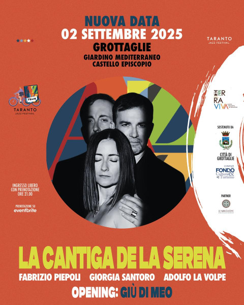 La Cantiga de la Serena + Giù Di Meo (Taranto Jazz Festival in tour)