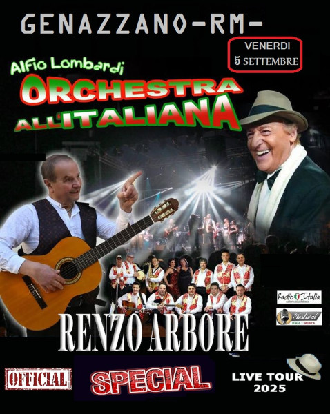 Alfio Lombardi & Orchestra all'ITALIANA "Renzo Arbore Special"
