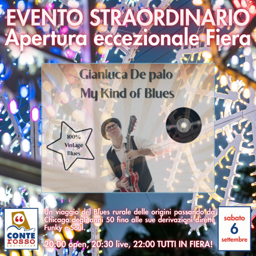 GIANLUCA DE PALO presenta My Kind of Blues