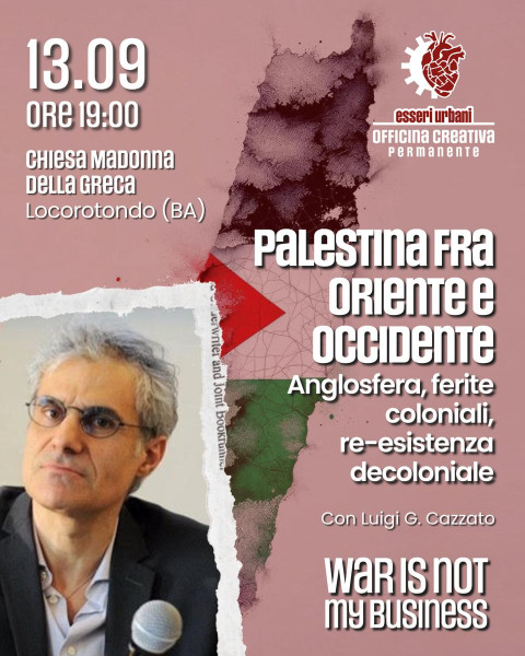 Palestina fra Oriente e Occidente. Anglosfera, ferite coloniali, re-esistenza decoloniale