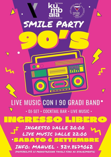 Smile party anni 90