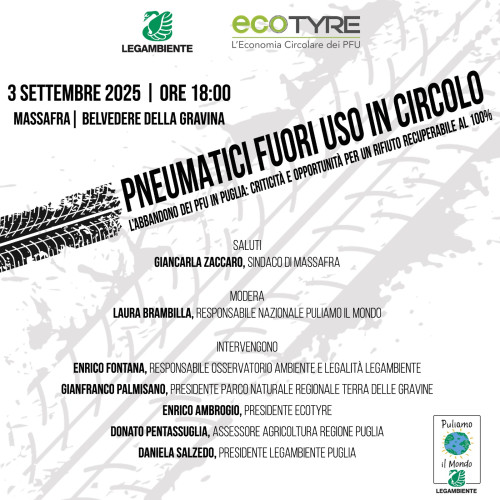 Convegno 'Pneumatici fuori uso in circolo.'