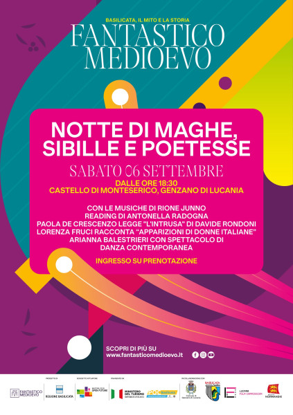 Festival Fantastico Medioevo, al castello di Monteserico lo spettacolo “Notte di Maghe, Sibille e Poetesse”