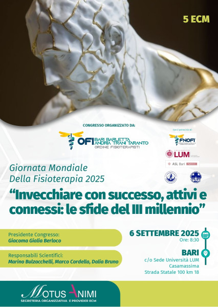 La Giornata Mondiale della Fisioterapia guarda ai più fragili