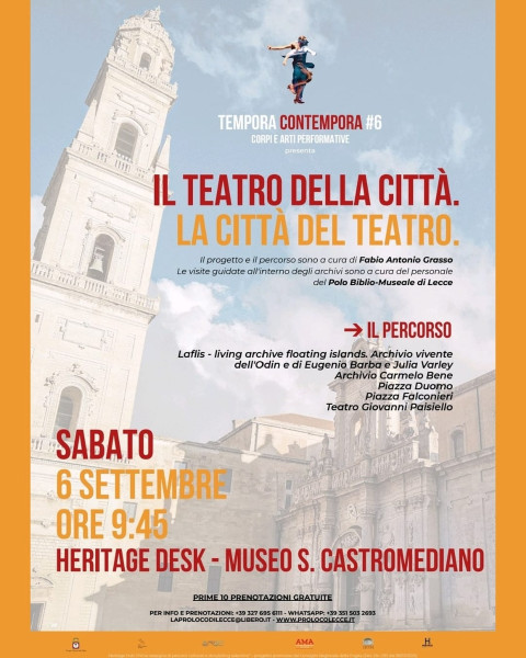 IL TEATRO DELLA CITTÀ. LA CITTÀ DEL TEATRO.
