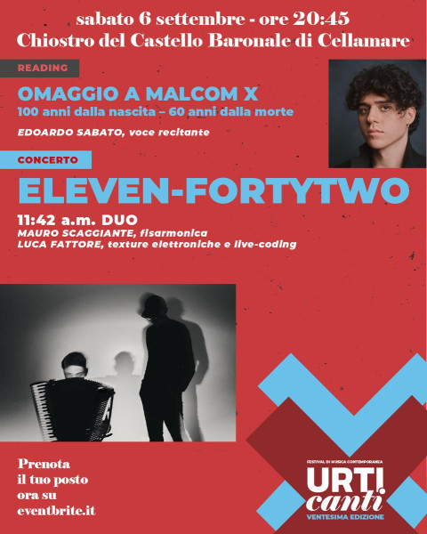 ELEVEN-FORTYTWO Omaggio a MALCOM X