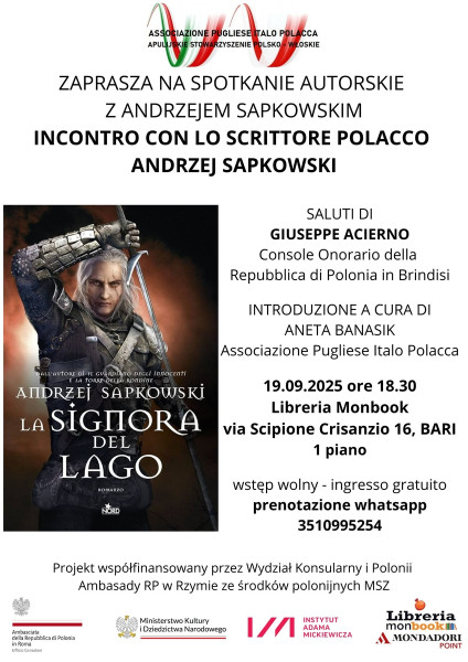 Incontro con lo scrittore polacco Andrzej Sapkowski