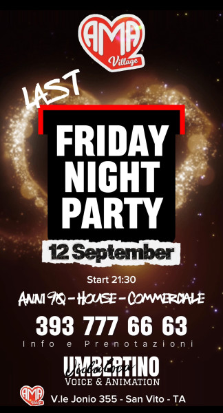 Last FRIDAY Night Party
